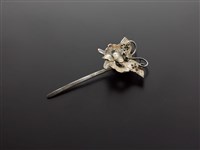 藏品(銀泡頭面-蝶紋小丁)的圖片