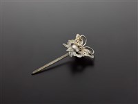 藏品(銀泡頭面-蝶紋小丁)的圖片