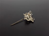 藏品(銀泡頭面-蝶紋小丁)的圖片