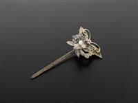 藏品(銀泡頭面-蝶紋小丁)的圖片