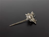 藏品(銀泡頭面-蝶紋小丁)的圖片