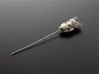 藏品(銀泡頭面-雙面蝴蝶簪)的圖片