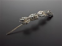 藏品(銀泡頭面-蝶紋條子)的圖片