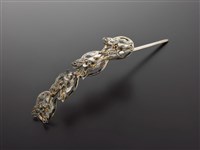 藏品(銀泡頭面-蝶紋條子)的圖片