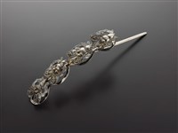 藏品(銀泡頭面-蝶紋條子)的圖片