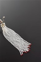 藏品(紅水鑽頭面-邊鳳(墜子))的圖片