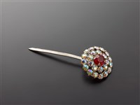 藏品(紅水鑽頭面-雙圈圓形小丁)的圖片