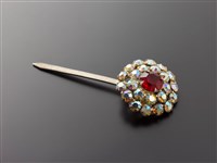 藏品(紅水鑽頭面-雙圈圓形小丁)的圖片