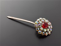 藏品(紅水鑽頭面-雙圈圓形小丁)的圖片