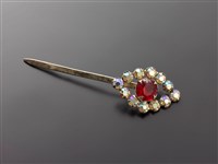 藏品(紅水鑽頭面-菱形小丁)的圖片