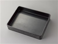 藏品(黑漆彩繪杵歌紋硯臺盒(盒身))的圖片