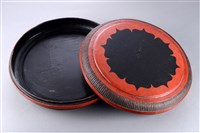 藏品(朱黑漆餅盒)的圖片