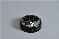 藏品(沉金山歸來紋茶棗(盒蓋))的圖片