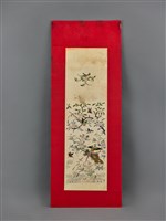 藏品(繡畫花鳥對幅(左))的圖片