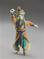 藏品(八鎚大鬧朱仙鎮(綠褲拿劍)(待考))的圖片