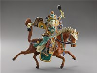 藏品(長坂坡趙子龍救少主(黃衣雙錘帶騎))的圖片