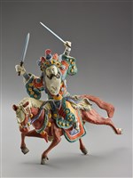 藏品(長坂坡趙子龍救少主(橘衣雙劍帶騎))的圖片