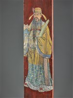 藏品(富貴晉爵天官門神彩繪(龍邊))的圖片