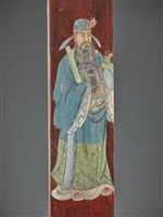 藏品(富貴晉爵天官門神彩繪(虎邊))的圖片