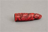 藏品(堆朱筆(筆蓋))的圖片