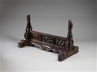 藏品(黑漆彩繪插屏(屏座))的圖片