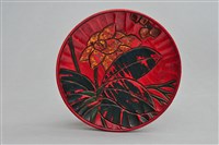 藏品(刻繪蘭花紋圓盤)的圖片