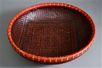 藏品(竹編針線籃(紅))的圖片