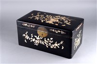 藏品(黑漆螺鈿文房盒)的圖片