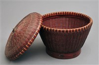 藏品(竹編圓蓋盒)的圖片