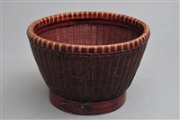 藏品(竹編圓蓋盒(盒身))的圖片