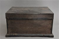 藏品(黑漆銅絲四方木箱)的圖片