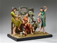 藏品(梨園春曉)的圖片