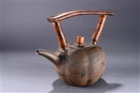 藏品(漂流木把壼－情繫山林(上提把))的圖片