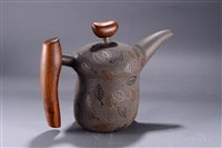 藏品(漂流木把壼－情繫山林(側把手))的圖片