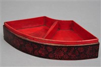 藏品(朱漆五橦扇形提盒(扇形盒身2))的圖片