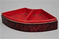 藏品(朱漆五橦扇形提盒(扇形盒身3))的圖片