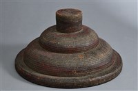 藏品(籐編官帽盒(盒蓋))的圖片