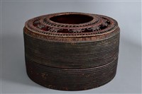 藏品(籐編官帽盒(盒身))的圖片