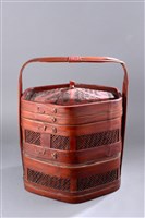 藏品(朱漆六角謝籃(中層))的圖片