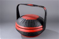 藏品(朱黑漆謝籃)的圖片