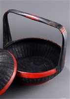 藏品(朱黑漆謝籃(籃身))的圖片