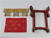 藏品(紅地彩繡雜寶紋六角宮燈(右))的圖片