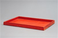 藏品(雙獅戲球紋皮箱(內隔層))的圖片