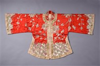 藏品(紅地盤金繡牡丹紋新娘禮服(衣))的圖片
