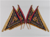 藏品(藏藍地盤金彩繡神將服飾組(配件))的圖片