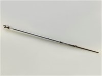 藏品(宜蘭總蘭社黑地白鶴紋頭旗(旗桿))的圖片