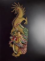 藏品(宜蘭總蘭社銀蔥地壓帆旗插件(龍))的圖片