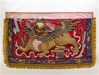 藏品(宜蘭總蘭社紅地獅紋菜刀旗(左))的圖片