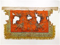 藏品(宜蘭總蘭社橘地三王紋菜刀旗)的圖片