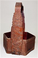 藏品(精雕竹籃(籃身))的圖片